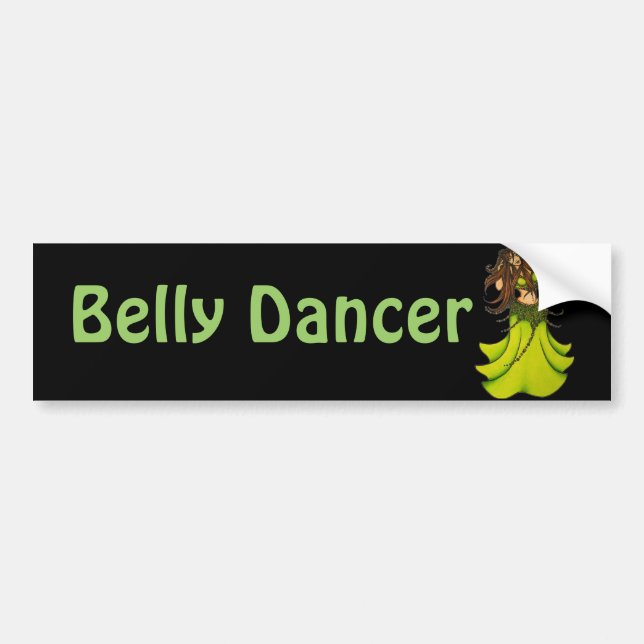 Green Bly Dancer Autoaufkleber (Vorne)