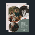 Green Boho Polka Dot Christmas Vertical 3-Foto Feiertagspostkarte<br><div class="desc">Diese grüne Boho polka dot weihnachtlich vertikale 3-Foto Ferienpostkarte ist perfekt für Ihre moderne böhmische Landhaus-inspiriert Urlaub Gruß. Der klassische rustikale, aber feine handgezeichnet Schriftart verleiht ihm einen erdigen Vintagen Look und behalte ihn niedlich und einfach. Die Polka-Punkte kommen in Erdtönen wie Rot, Salbei, Rosa, Rosa, Terrakotta, Rost und Bräune....</div>