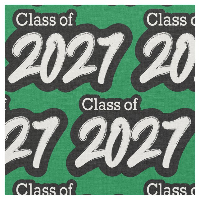 Green Bold Brush Class von 2027 Stoff (Nahaufnahme)