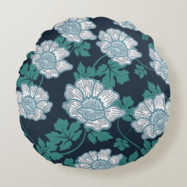 Green Botanic Beauty Rundes Kissen