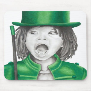 Green_Boy_1 Mousepads