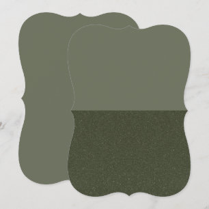 Green Bracket Card mit zwei Tonen - Anpassbar Karte