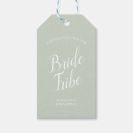 Green Bridesmaid-Vorschlagskarte Geschenkanhänger