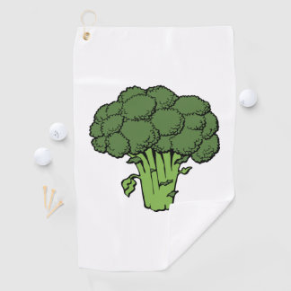 Green Broccoli Golfhandtuch