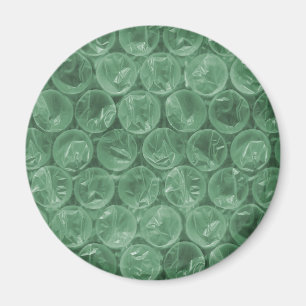 Green Bubble-Packing-Muster Magnet