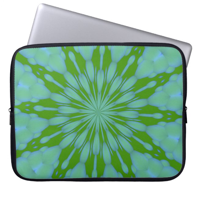 Green Buble Zen Laptop Case (Vorderseite)