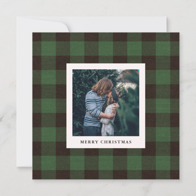 Green Buffalo Kariert | Foto zu Weihnachten (Vorderseite)