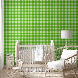 Green Buffalo Kariert Gingham Karo Textured Tapete