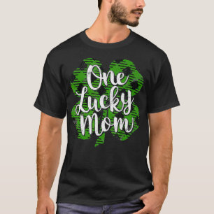 Green Buffalo Karierte Mama St Patricks Day One Lu T-Shirt