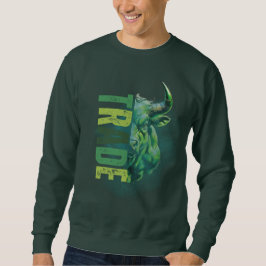 Green bull | Trade Design Sweatshirt