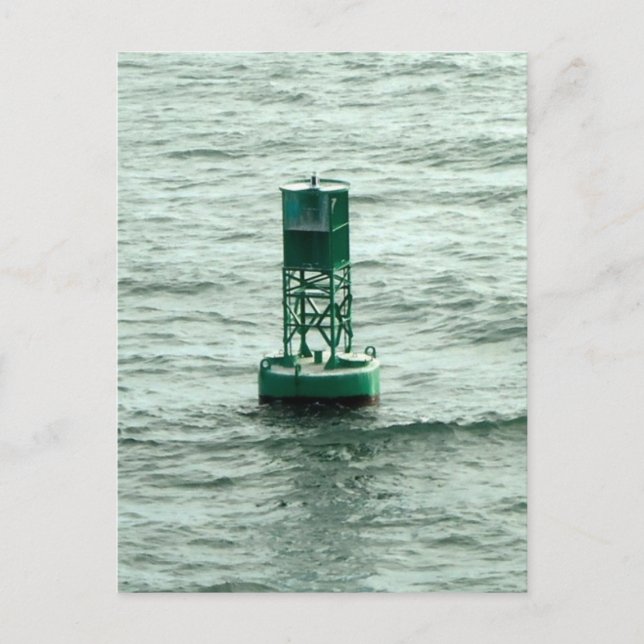 Green Buoy Postkarte (Vorderseite)