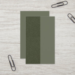 Green Business Card mit zwei Tonen Moos - individu Visitenkarte