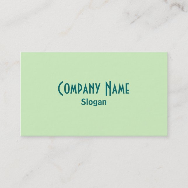 Green Business Card Visitenkarte (Vorderseite)