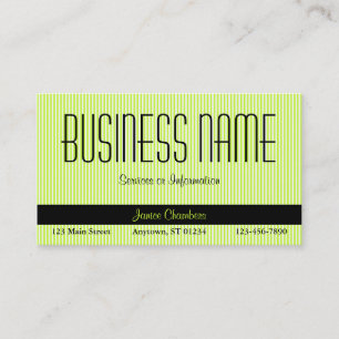 Green Business Card Visitenkarte