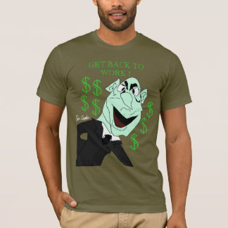 Green business executive puppet T-Shirt