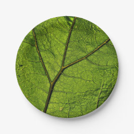 Green Butterbur Leaf Pappteller
