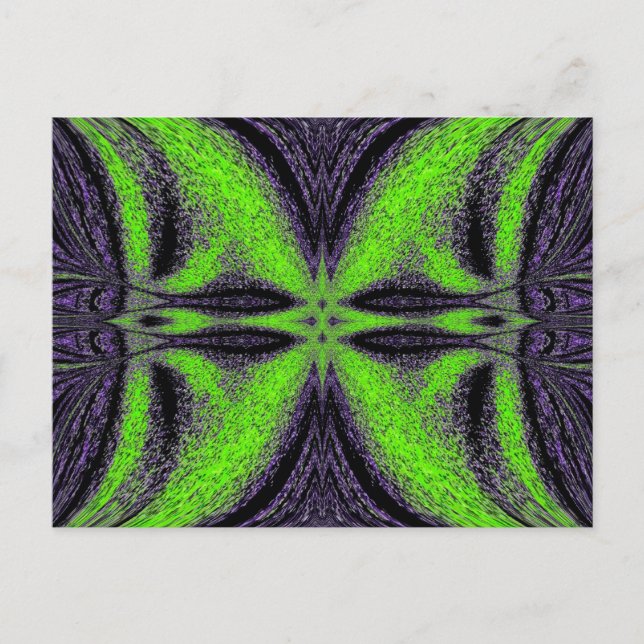 Green Butterfly 4 Postkarte (Vorderseite)