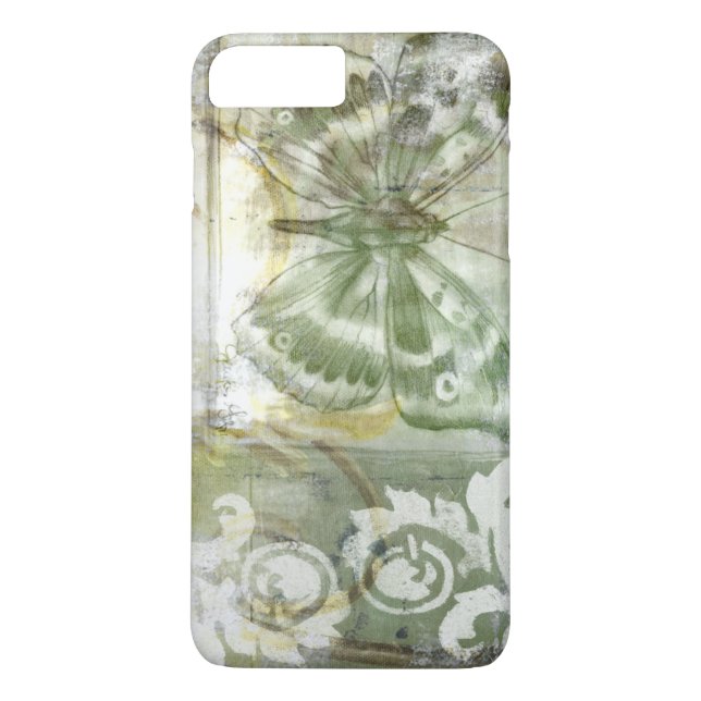 Green Butterfly Inset Case-Mate iPhone Hülle (Rückseite)
