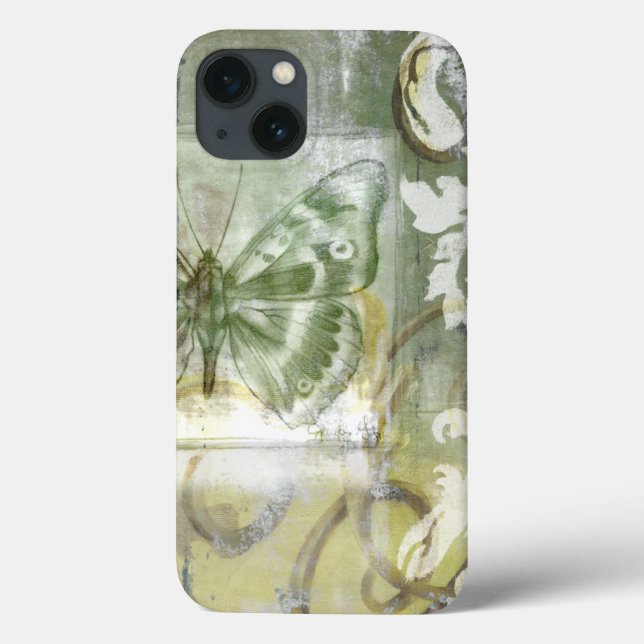 Green Butterfly Inset Case-Mate iPhone Hülle (Rückseite)