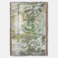 Green Butterfly Inset