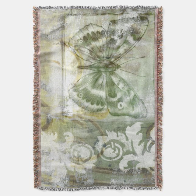 Green Butterfly Inset Decke (Vorderseite Vertikal)