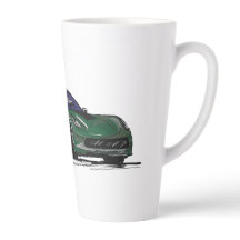 Green C7 Sportwagen Handgezeichnete Skizze