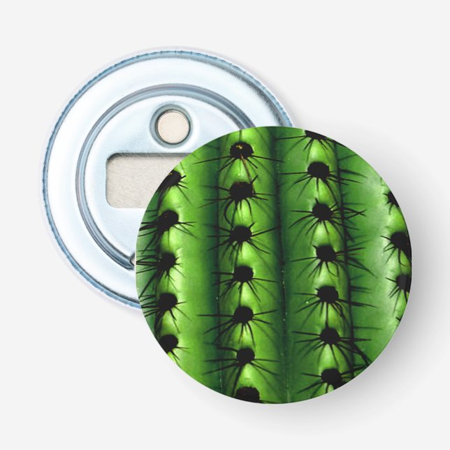 Green Cactus Bottle Opener Flaschenöffner (Vorderseite)