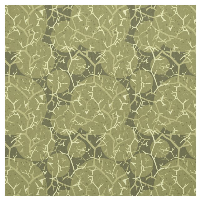 Green Cactus Camouflage Pattern Stoff (Muster)