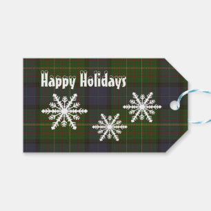 Green California Tartan kariert Xmas Urlaub Brust Geschenkanhänger