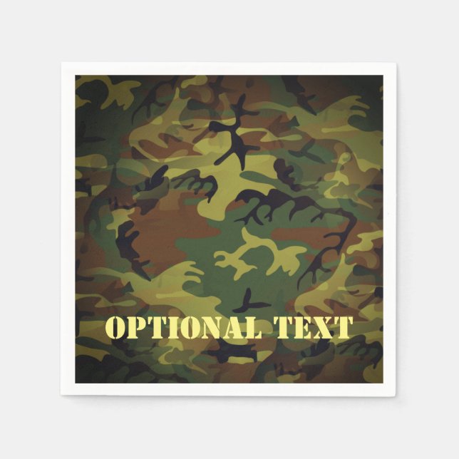 Green Cammo Serviette (Vorderseite)