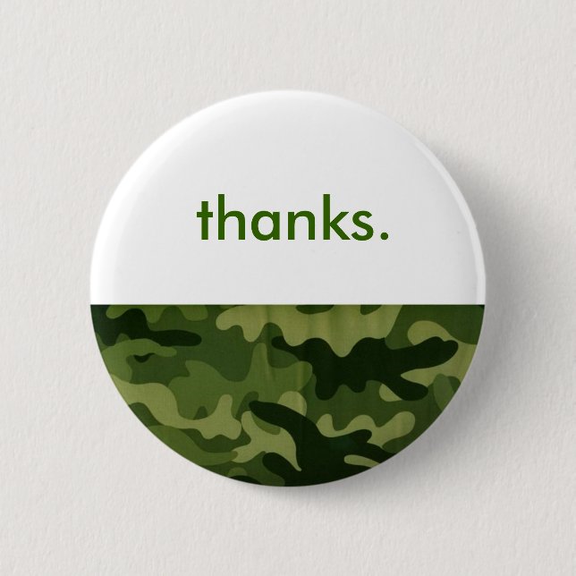 green_camo, Dank Button (Vorderseite)