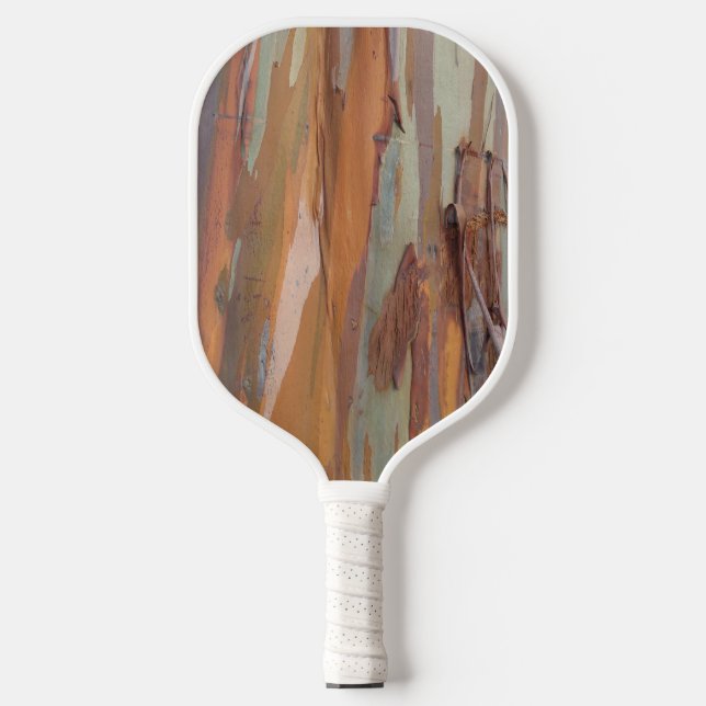 Green Camo Tree Bark Pickleball Paddle (Vorderseite)