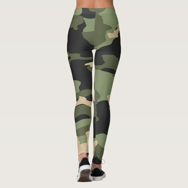 Green Camou Leggings (Rückseite)