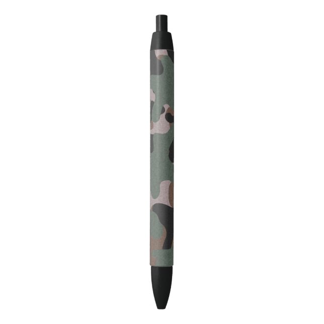 Green Camouflage Kugelschreiber (Vorderseite Vertikal)