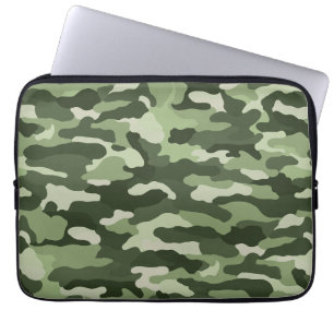 Green Camouflage Laptopschutzhülle