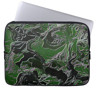 Green Camouflage Laptopschutzhülle