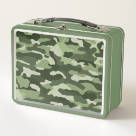 Green Camouflage Metall Brotdose
