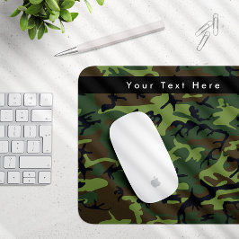 Green Camouflage, Militär, Armee Mousepad