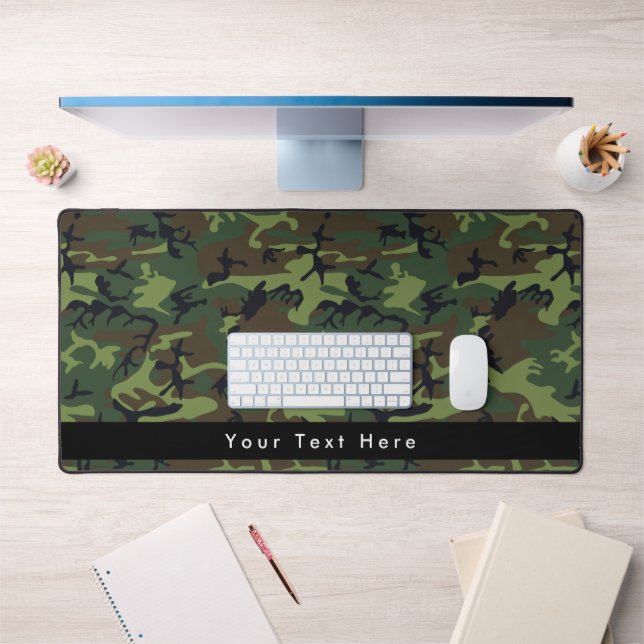 Green Camouflage, Militär, Armee Schreibtischunterlage (Büro 1)