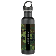 Green Camouflage Muster, Ihr Name, Personalisieren