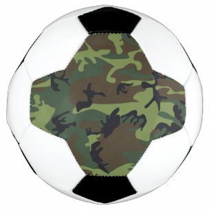 Green Camouflage Pattern, militärisches Muster, Ar Fußball