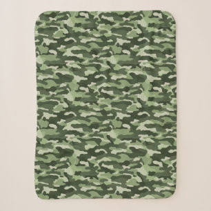 Green Camouflage Sherpadecke