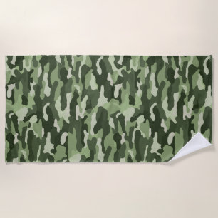 Green Camouflage Strandtuch