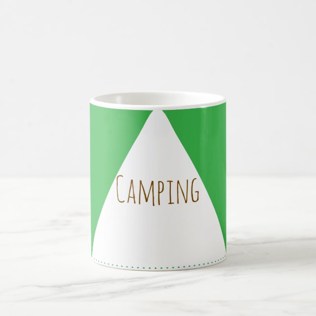 Green Camping Mug Kaffeetasse (Mittel)