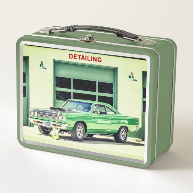Green Car Lunchbox (Vorderseite)