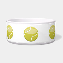 Green Cartoon Tennis Balls Illustration Napf