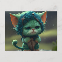 Green-Cats-Postkarten