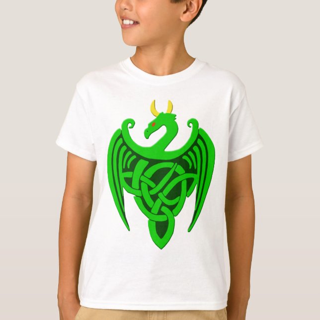 Green Celtic Dragon Child Tank Top (Vorderseite)