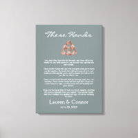 Green Celtic Irish Wedding Vows Handfasts