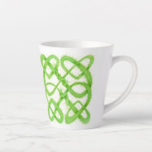 GREEN CELTIC KNOT Latte Tasse